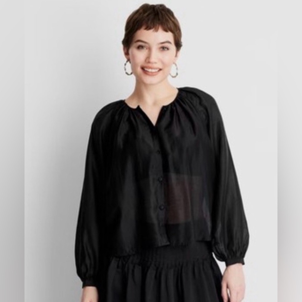 Chic Black Women's Blouse